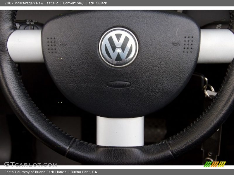 Black / Black 2007 Volkswagen New Beetle 2.5 Convertible