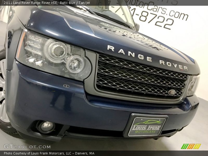 Baltic Blue / Tan/Jet 2011 Land Rover Range Rover HSE