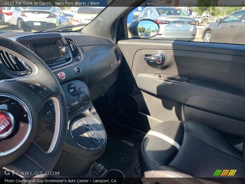 Nero Puro (Black) / Black 2017 Fiat 500e All Electric