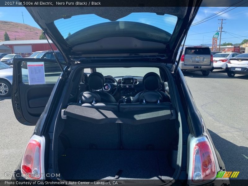 Nero Puro (Black) / Black 2017 Fiat 500e All Electric