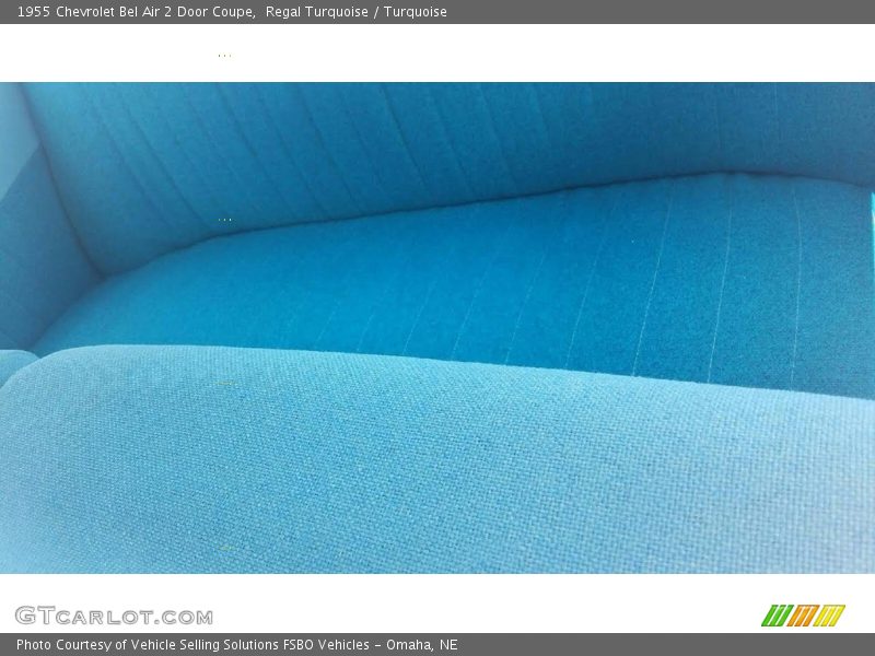 Regal Turquoise / Turquoise 1955 Chevrolet Bel Air 2 Door Coupe