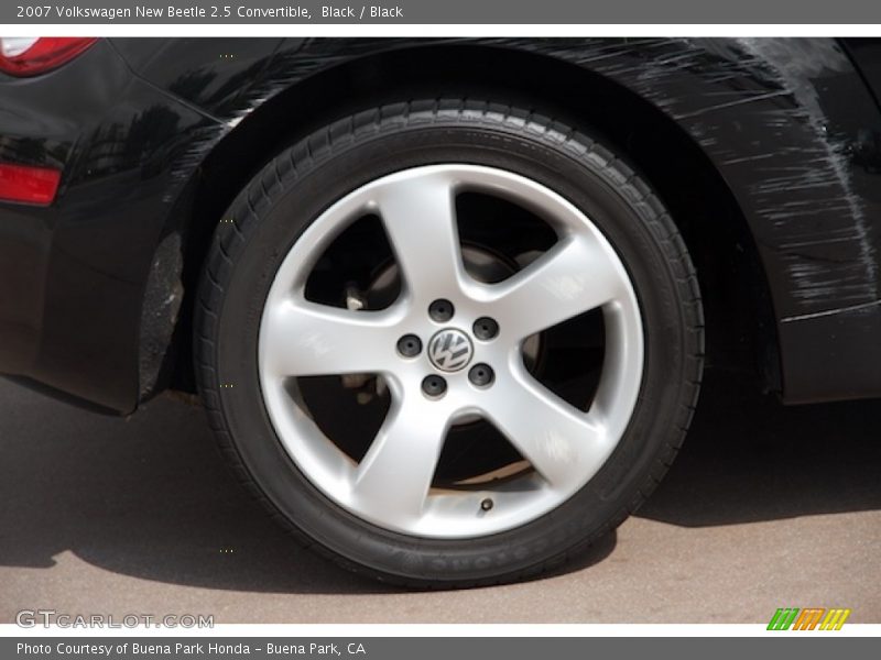 Black / Black 2007 Volkswagen New Beetle 2.5 Convertible