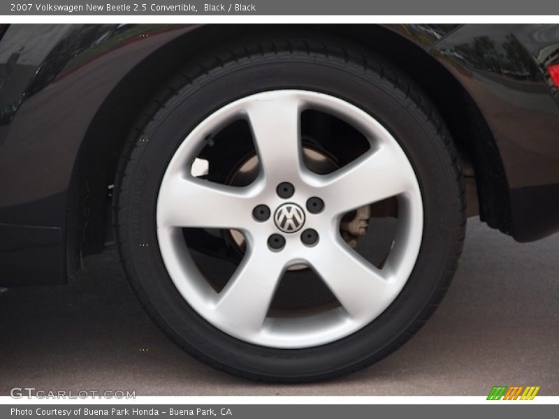 Black / Black 2007 Volkswagen New Beetle 2.5 Convertible