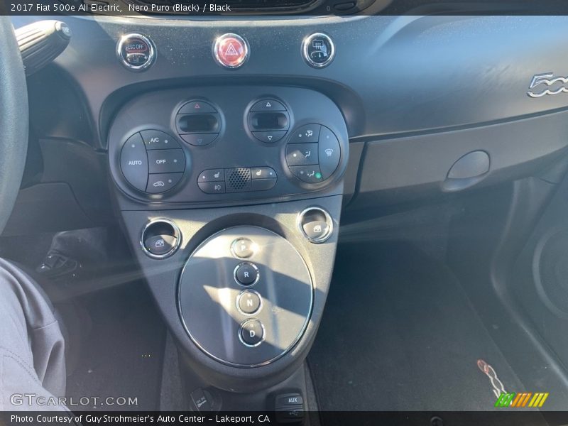Controls of 2017 500e All Electric