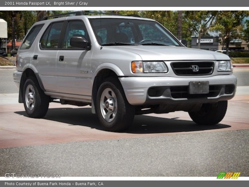 Bright Silver / Gray 2001 Honda Passport LX