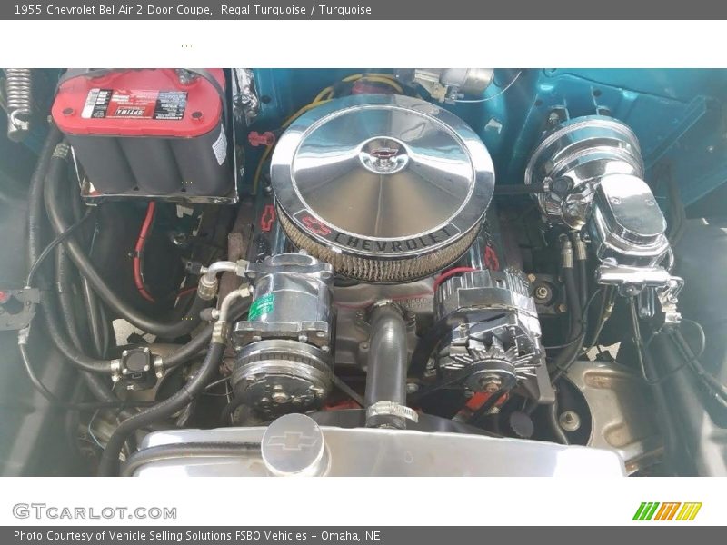 Regal Turquoise / Turquoise 1955 Chevrolet Bel Air 2 Door Coupe