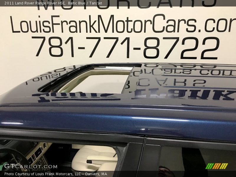 Baltic Blue / Tan/Jet 2011 Land Rover Range Rover HSE