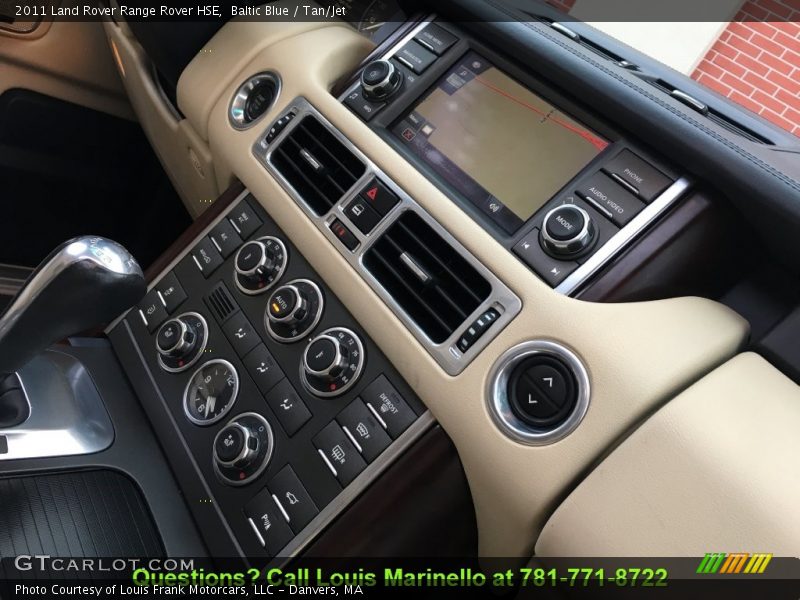 Baltic Blue / Tan/Jet 2011 Land Rover Range Rover HSE
