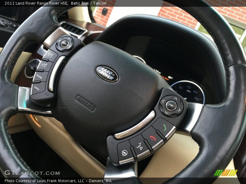 Baltic Blue / Tan/Jet 2011 Land Rover Range Rover HSE
