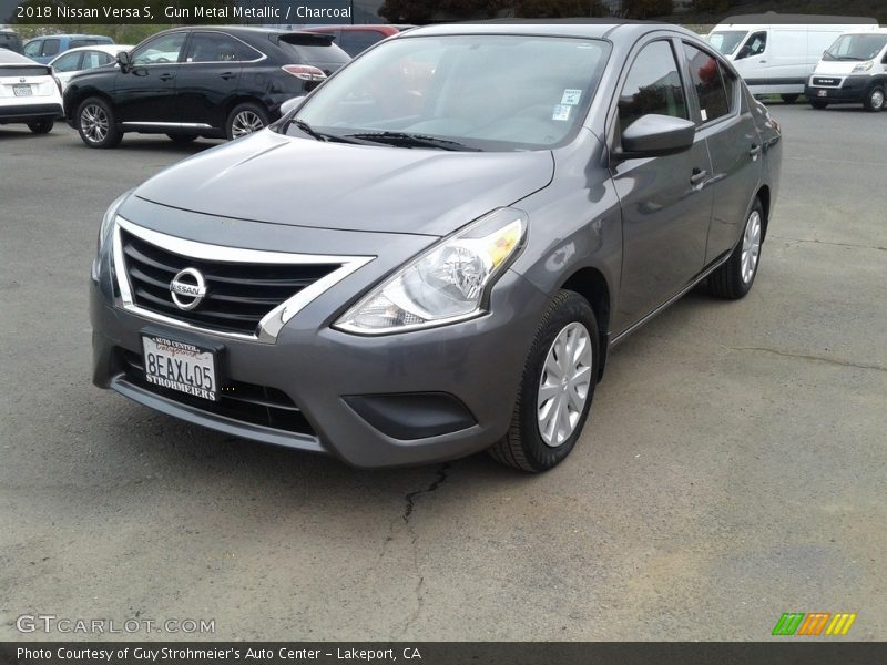 Gun Metal Metallic / Charcoal 2018 Nissan Versa S