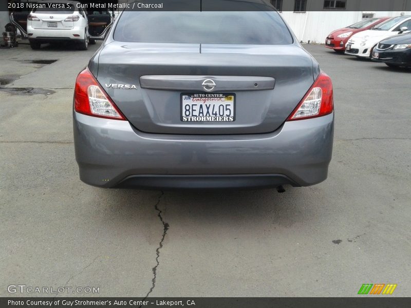 Gun Metal Metallic / Charcoal 2018 Nissan Versa S