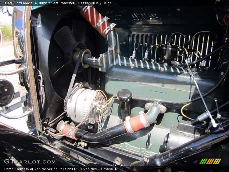  1928 Model A Rumble Seat Roadster Engine - 201 cid Flathead 4 Cylinder