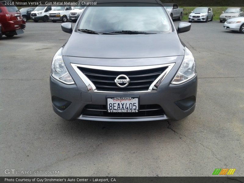 Gun Metal Metallic / Charcoal 2018 Nissan Versa S