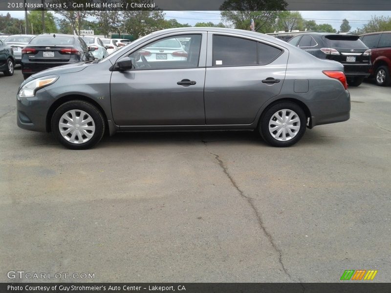 Gun Metal Metallic / Charcoal 2018 Nissan Versa S