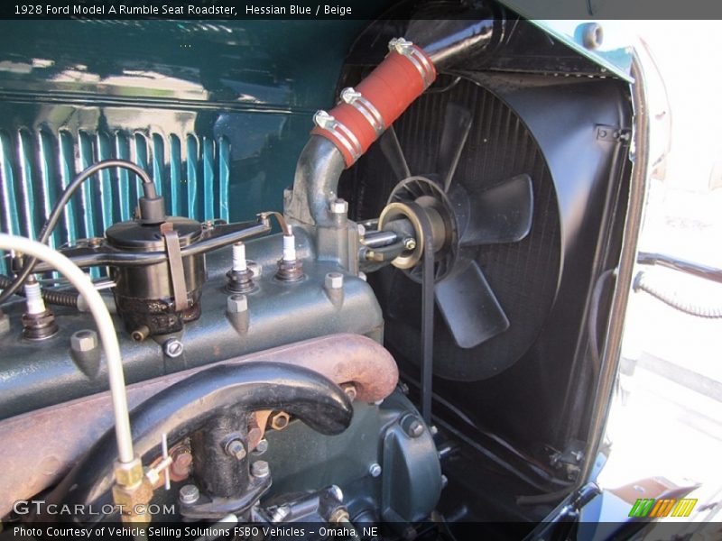  1928 Model A Rumble Seat Roadster Engine - 201 cid Flathead 4 Cylinder