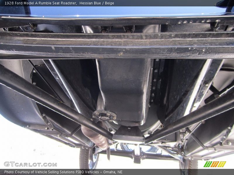Undercarriage of 1928 Model A Rumble Seat Roadster