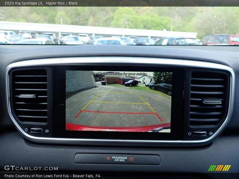 Hyper Red / Black 2020 Kia Sportage LX