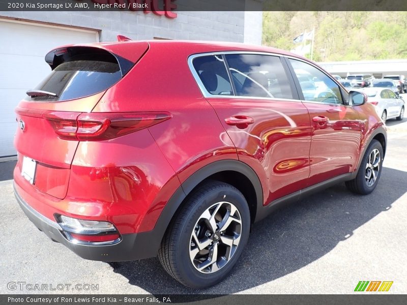 Hyper Red / Black 2020 Kia Sportage LX AWD