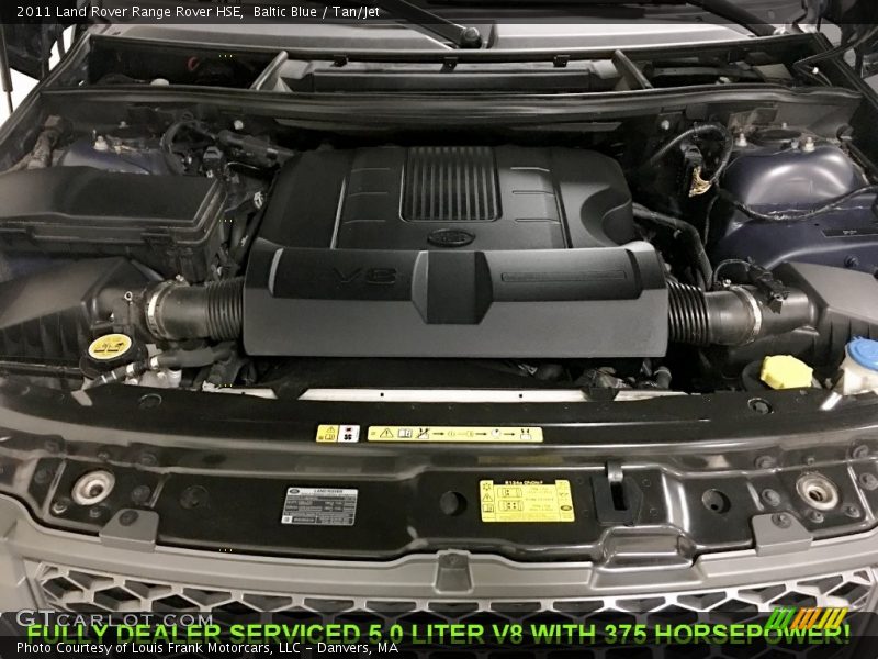 Baltic Blue / Tan/Jet 2011 Land Rover Range Rover HSE