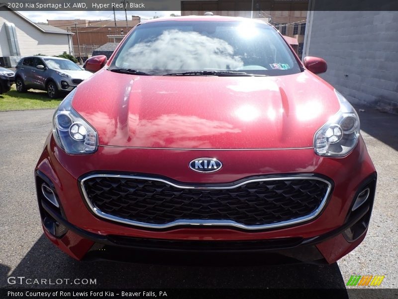 Hyper Red / Black 2020 Kia Sportage LX AWD