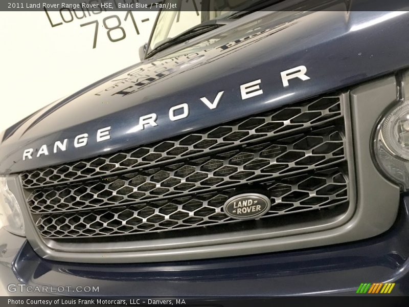 Baltic Blue / Tan/Jet 2011 Land Rover Range Rover HSE