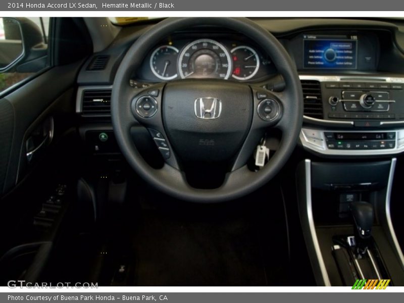 Hematite Metallic / Black 2014 Honda Accord LX Sedan