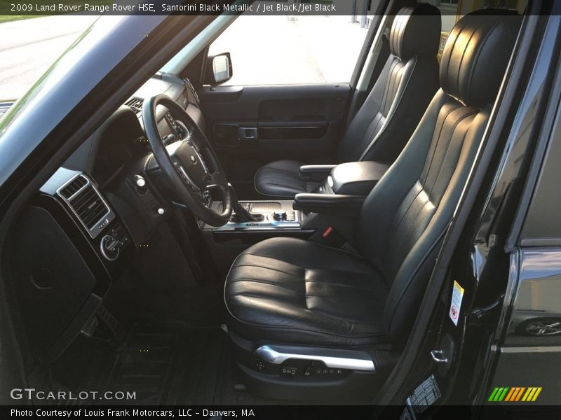 Santorini Black Metallic / Jet Black/Jet Black 2009 Land Rover Range Rover HSE