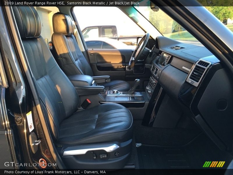 Santorini Black Metallic / Jet Black/Jet Black 2009 Land Rover Range Rover HSE