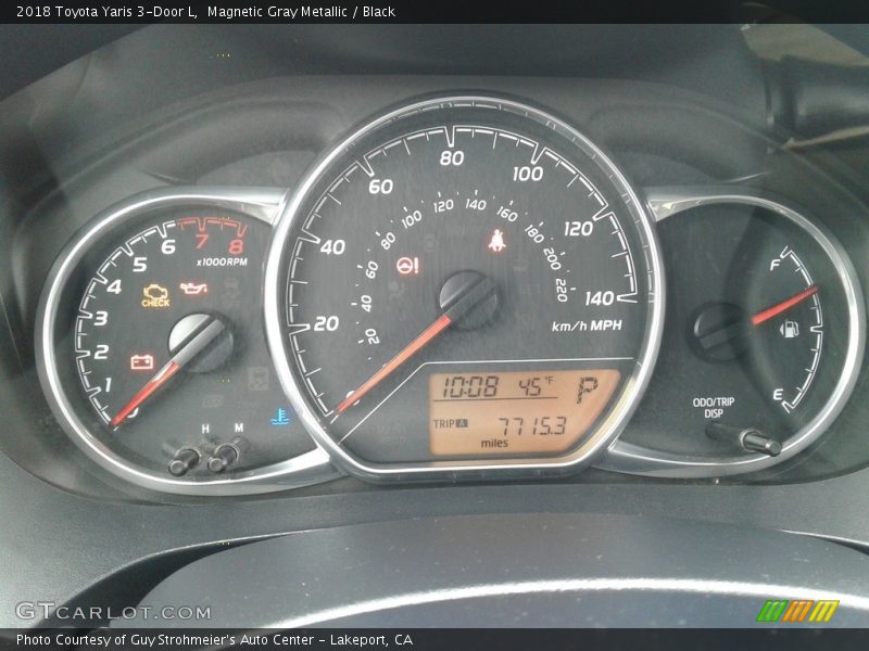  2018 Yaris 3-Door L 3-Door L Gauges