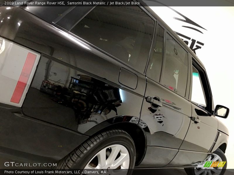 Santorini Black Metallic / Jet Black/Jet Black 2009 Land Rover Range Rover HSE