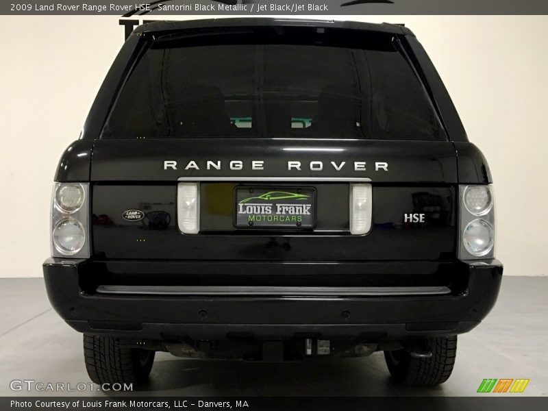 Santorini Black Metallic / Jet Black/Jet Black 2009 Land Rover Range Rover HSE