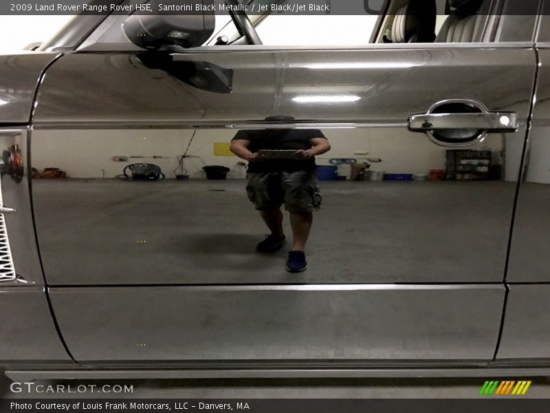 Santorini Black Metallic / Jet Black/Jet Black 2009 Land Rover Range Rover HSE
