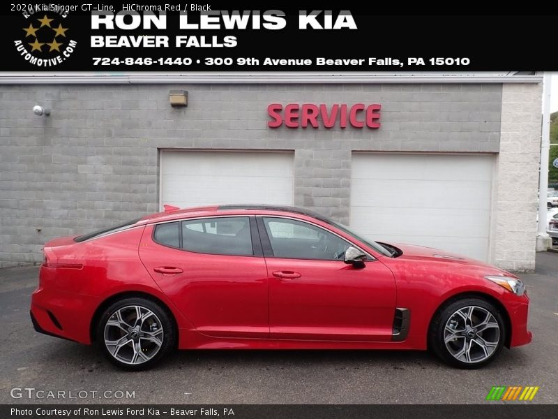 HiChroma Red / Black 2020 Kia Stinger GT-Line