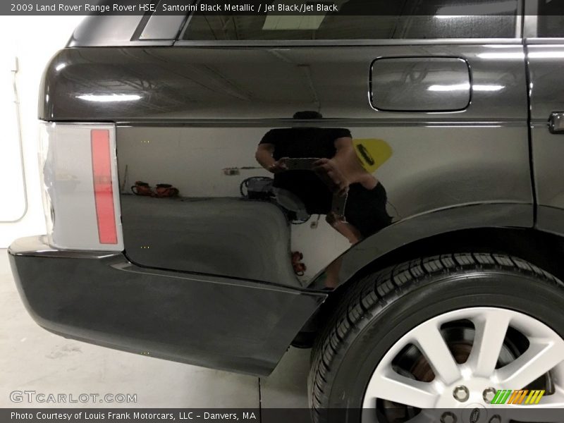 Santorini Black Metallic / Jet Black/Jet Black 2009 Land Rover Range Rover HSE