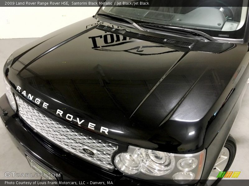 Santorini Black Metallic / Jet Black/Jet Black 2009 Land Rover Range Rover HSE