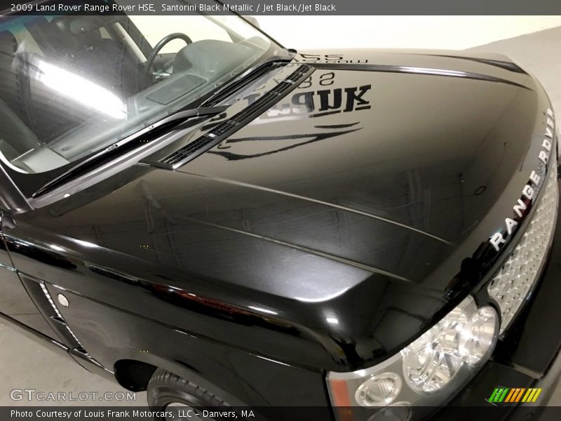 Santorini Black Metallic / Jet Black/Jet Black 2009 Land Rover Range Rover HSE