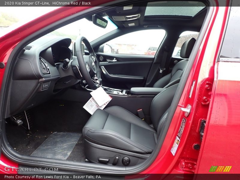 Front Seat of 2020 Stinger GT-Line