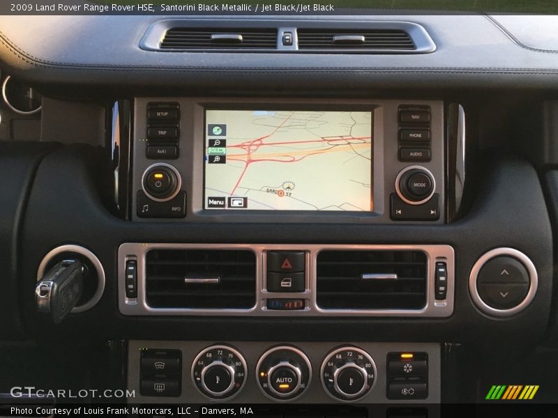 Navigation of 2009 Range Rover HSE