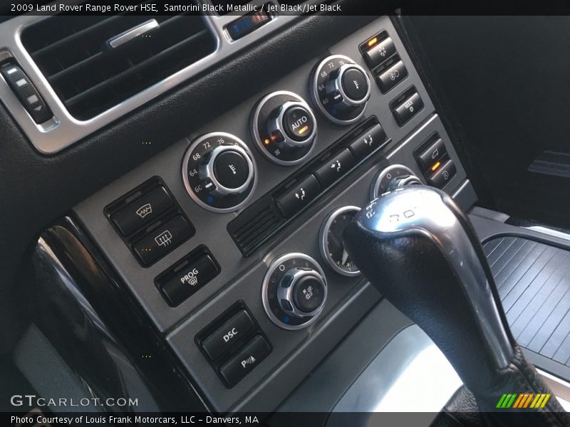 Controls of 2009 Range Rover HSE