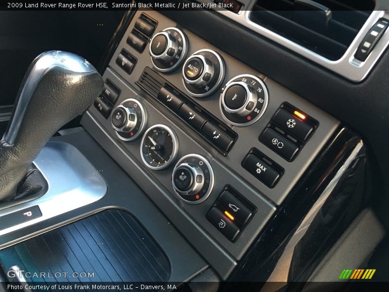 Controls of 2009 Range Rover HSE