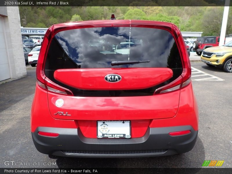 Inferno Red / Black 2020 Kia Soul LX