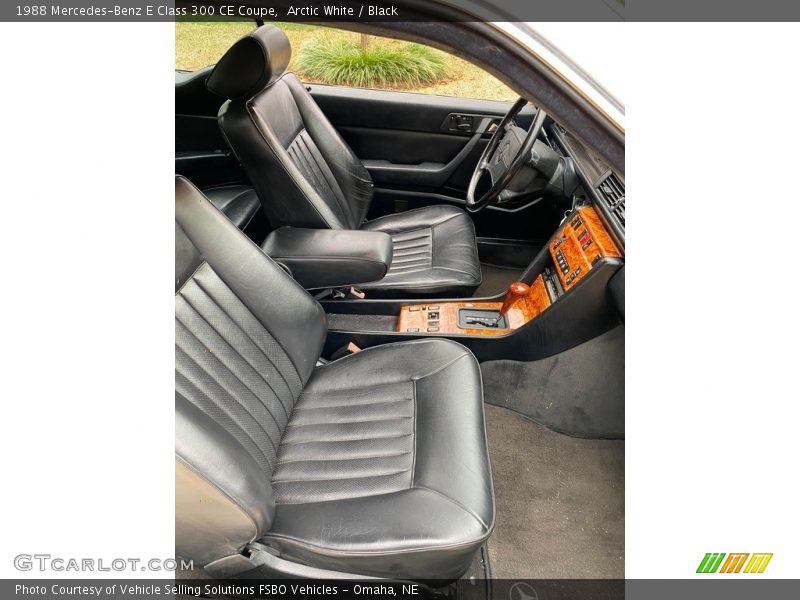 Front Seat of 1988 E Class 300 CE Coupe
