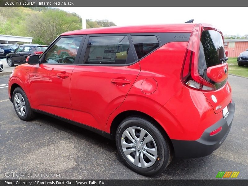 Inferno Red / Black 2020 Kia Soul LX