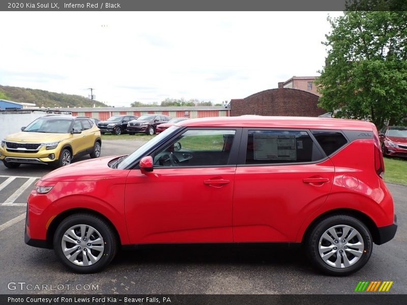 Inferno Red / Black 2020 Kia Soul LX
