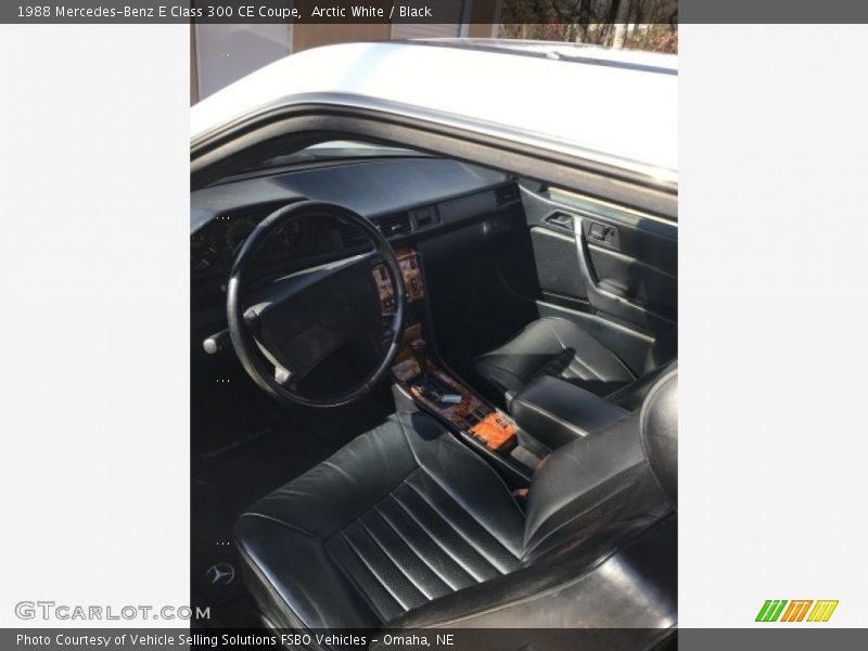 Front Seat of 1988 E Class 300 CE Coupe