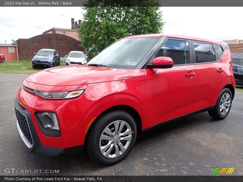 Inferno Red / Black 2020 Kia Soul LX