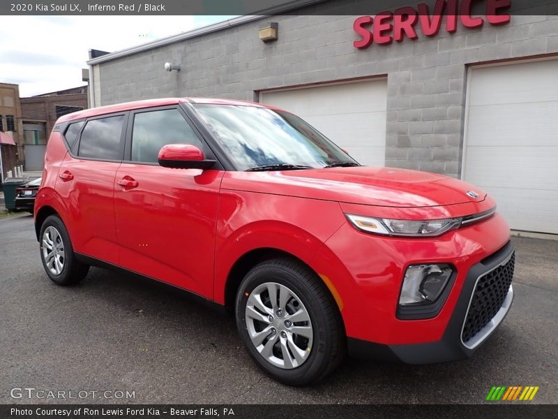 Inferno Red / Black 2020 Kia Soul LX