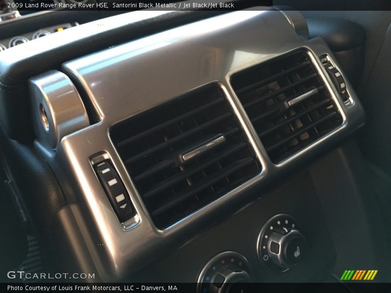 Santorini Black Metallic / Jet Black/Jet Black 2009 Land Rover Range Rover HSE