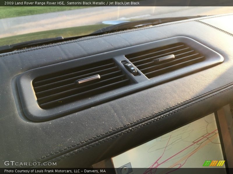 Santorini Black Metallic / Jet Black/Jet Black 2009 Land Rover Range Rover HSE