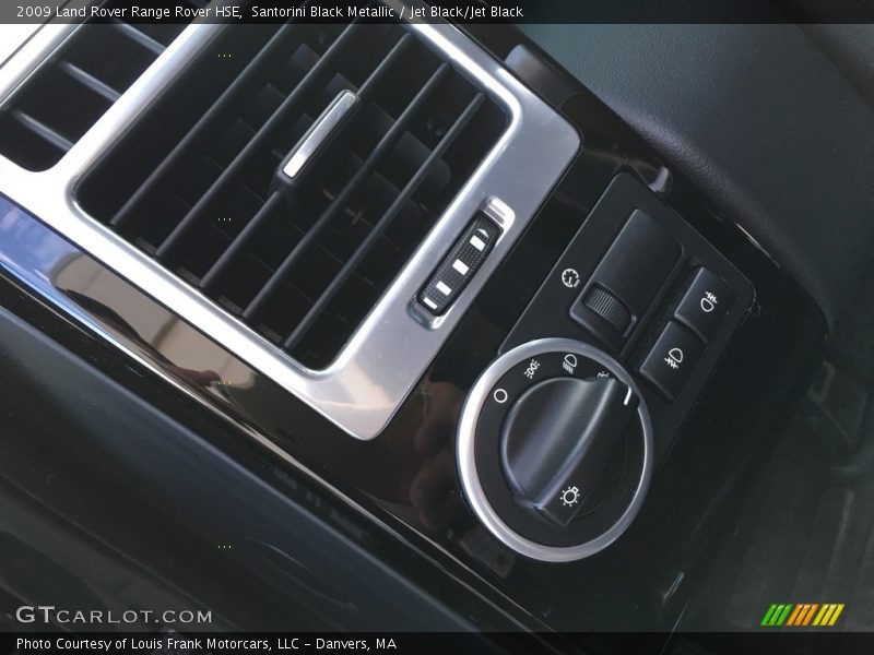 Controls of 2009 Range Rover HSE